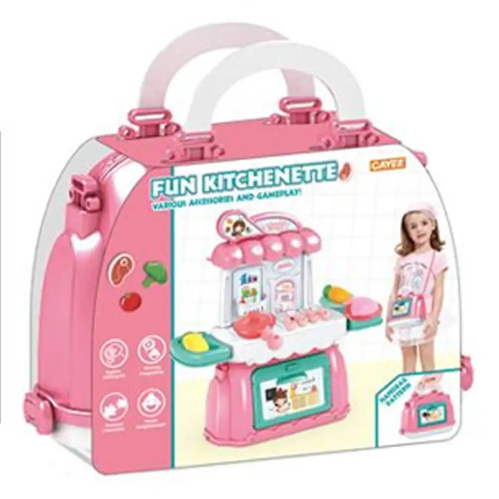 Küchenset in aufklappbarer Tasche kép 3