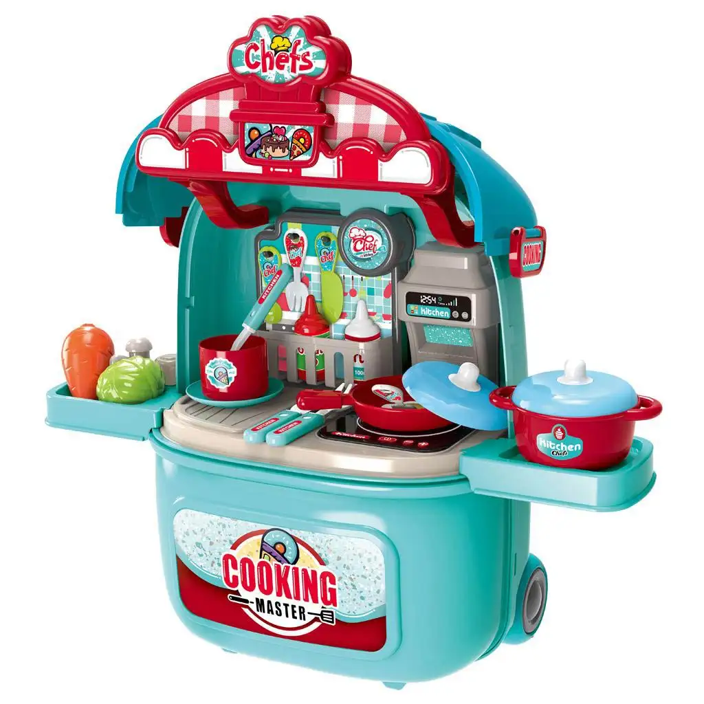 Küchenspielset im Koffer mit Licht und Ton kép 2