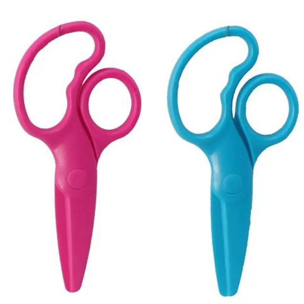 Kunststoff-Sicherheitsschere in verschiedenen Ausführungen 13 cm