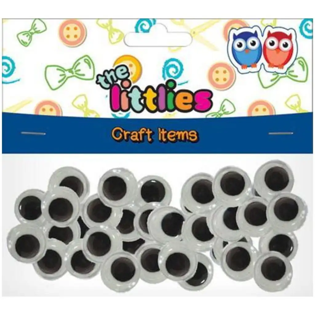 Kunststoffaugen 12mm 100 Stück