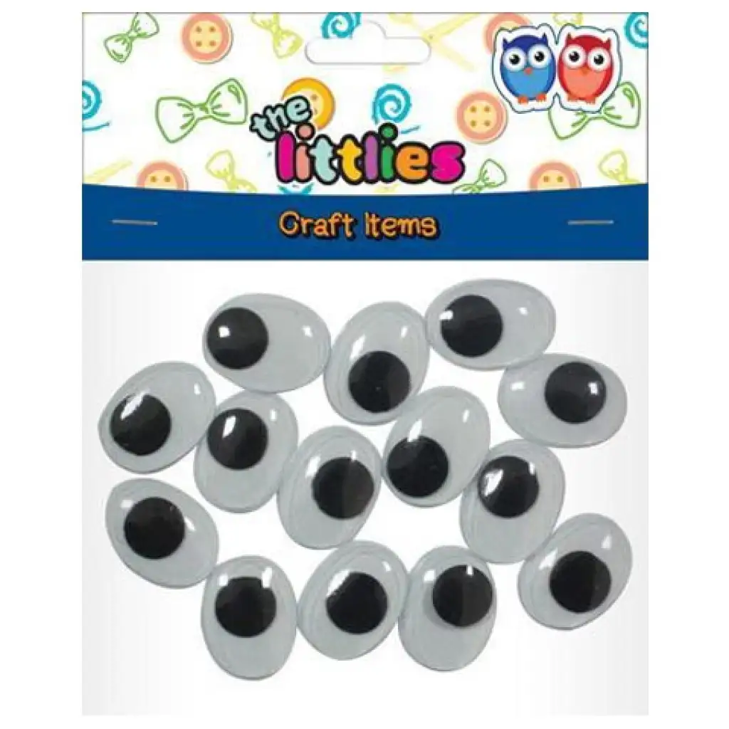 Kunststoffaugen 20x15mm 14 Stück kép 1