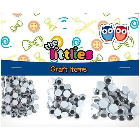 Kunststoffaugen in 3 Größen, 150 Stück kép 1