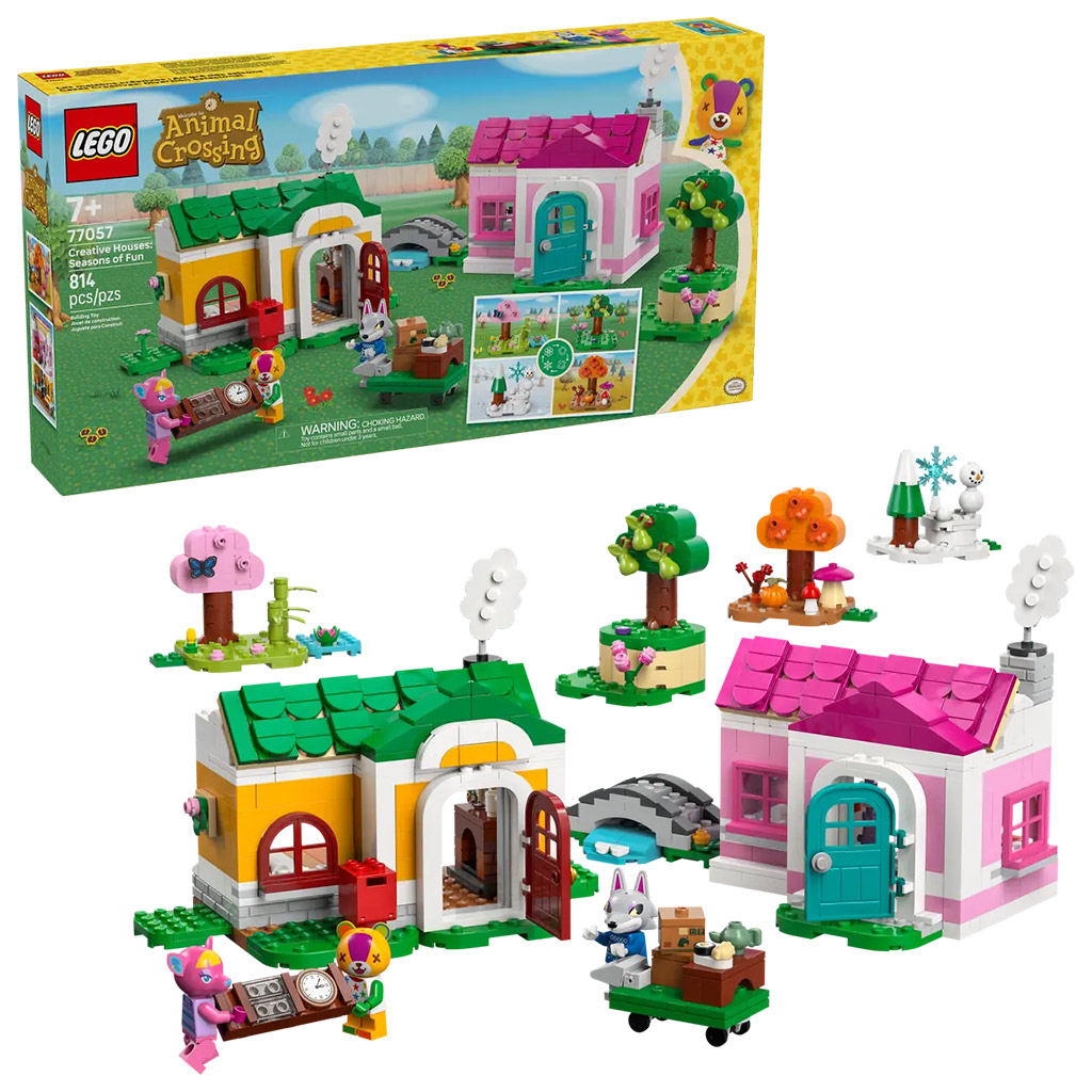 LEGO® Animal Crossing™: Kreative Häuser: Fröhliche Jahreszeiten (77057)