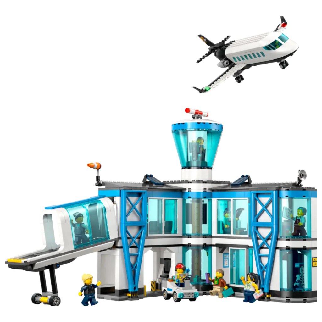 LEGO® City: Flughafen mit einem Flugzeug (60502) kép 3