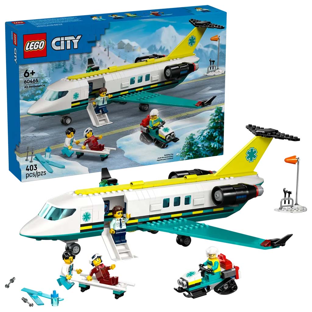 LEGO® City: Notfall-Rettungsflugzeug (60465)