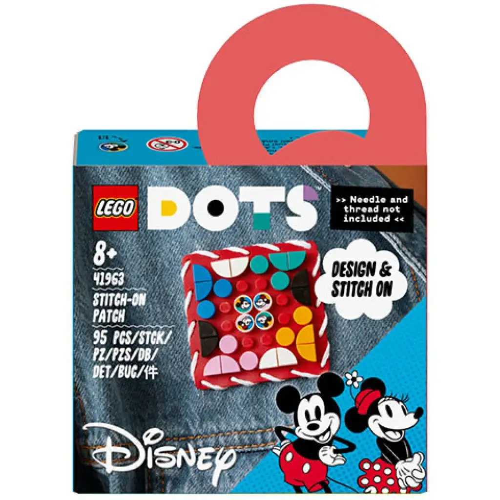 LEGO® DOTS: Mickey Maus und Minnie Maus Aufnäher (41963) kép 1