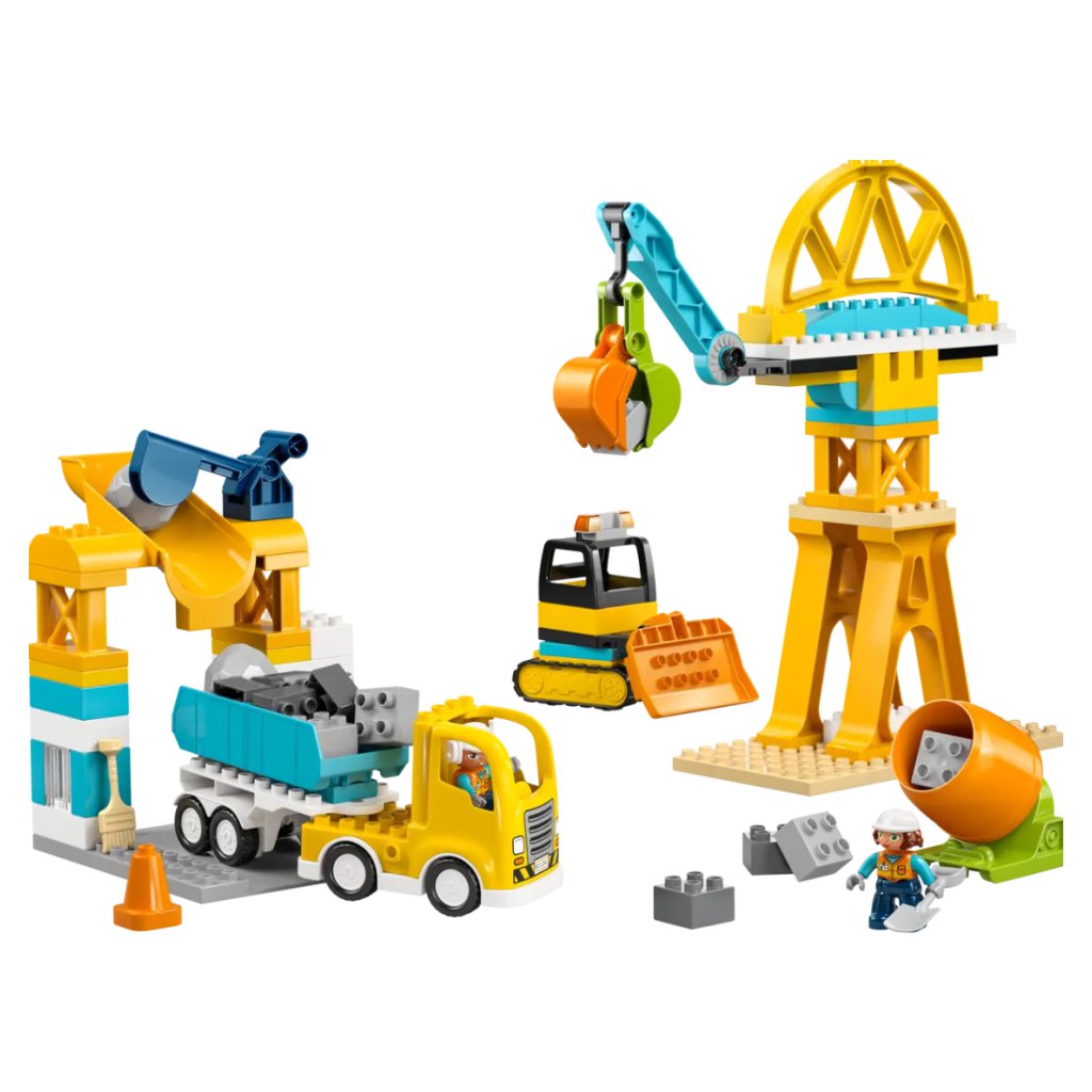 LEGO® DUPLO®: 3-in-1 Baustelle und Baufahrzeuge (10476) kép 2