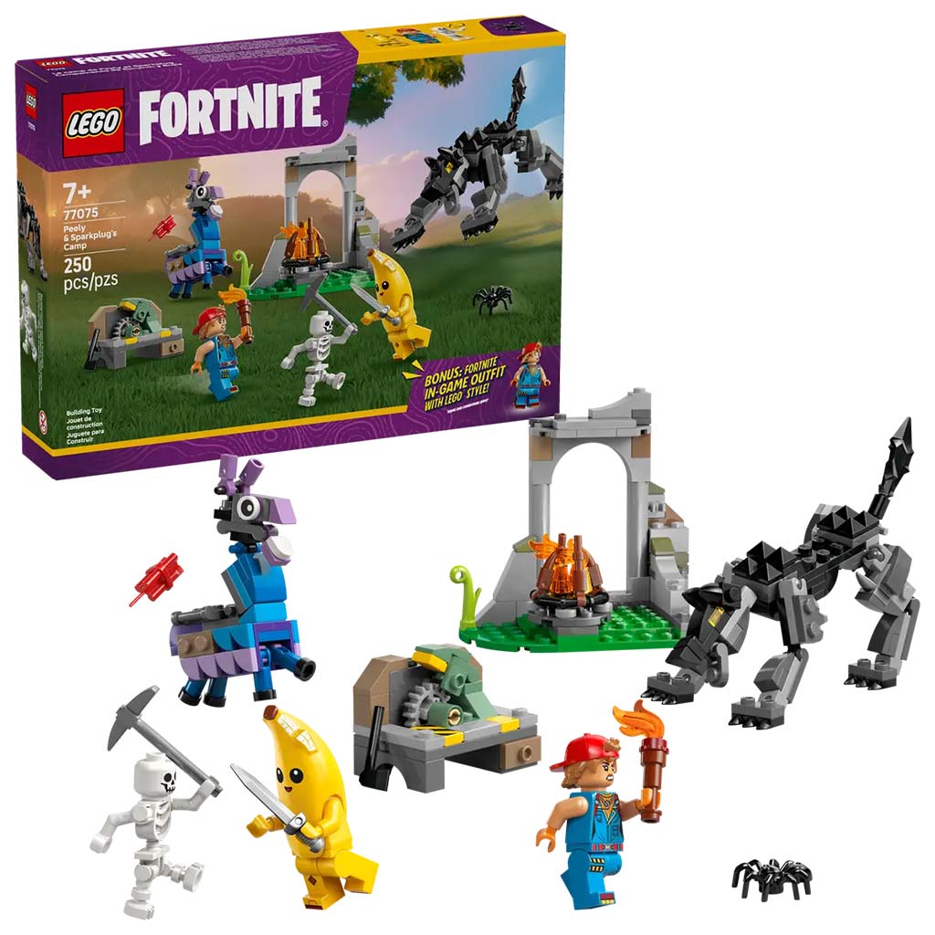 LEGO® Fortnite: Peelys und Sparkplugs Lagerplatz (77075) kép 1