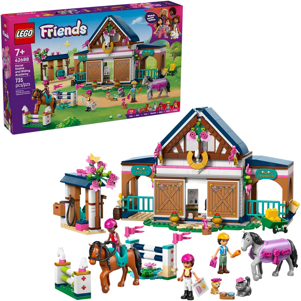 LEGO® Friends: Reiterhof und Reitschule (42688)