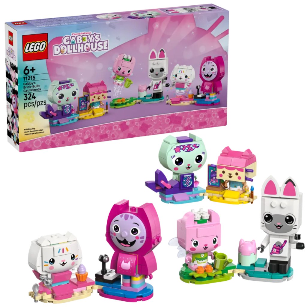 LEGO® Gabbys Puppenhaus: Gabbys katzenfreundliche Freunde aus Steinen (11215)