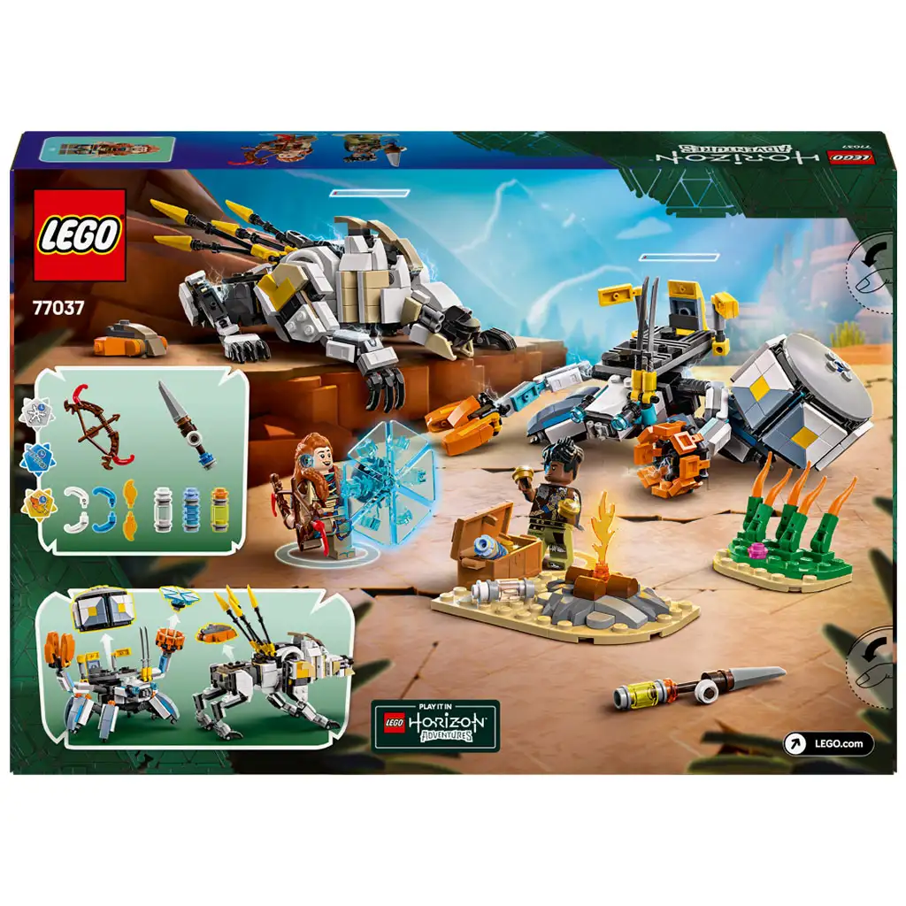 LEGO® Horizon™ Abenteuer: Aloy und Varl gegen den Panzerbrecher und den Sägezahn (77037) kép 3