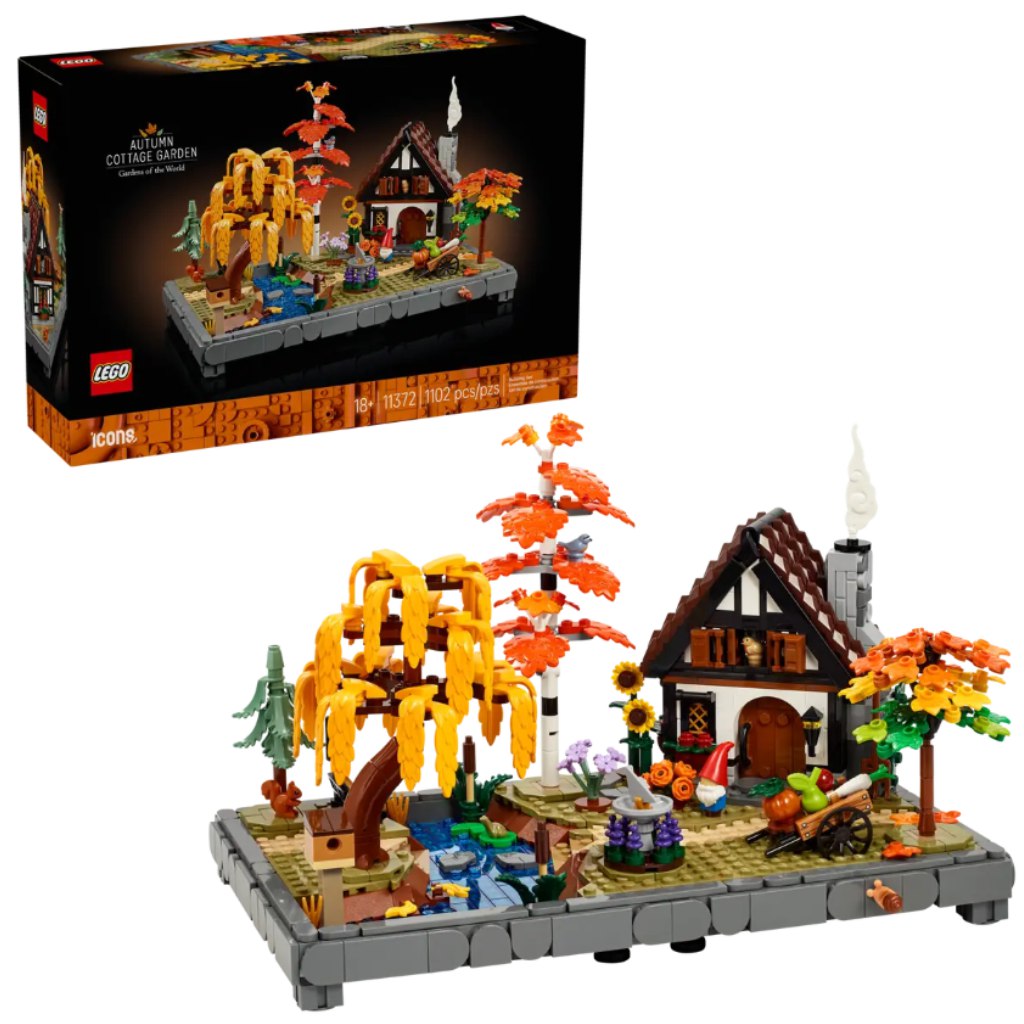 LEGO® Icons: Herbstlicher Garten mit Häuschen (11372)