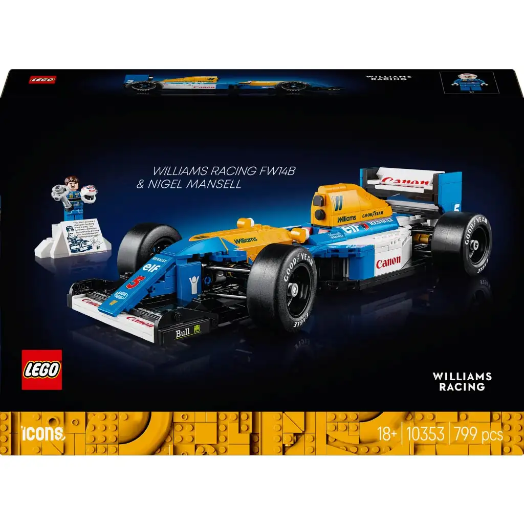 LEGO® Icons: Williams Racing FW14B und Nigel Mansell (10353)