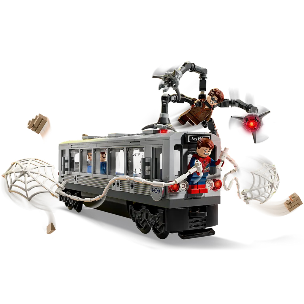 LEGO® Marvel: Spider-Man und Doc Ocks Kampf im U-Bahn-Wagen (76321) kép 6