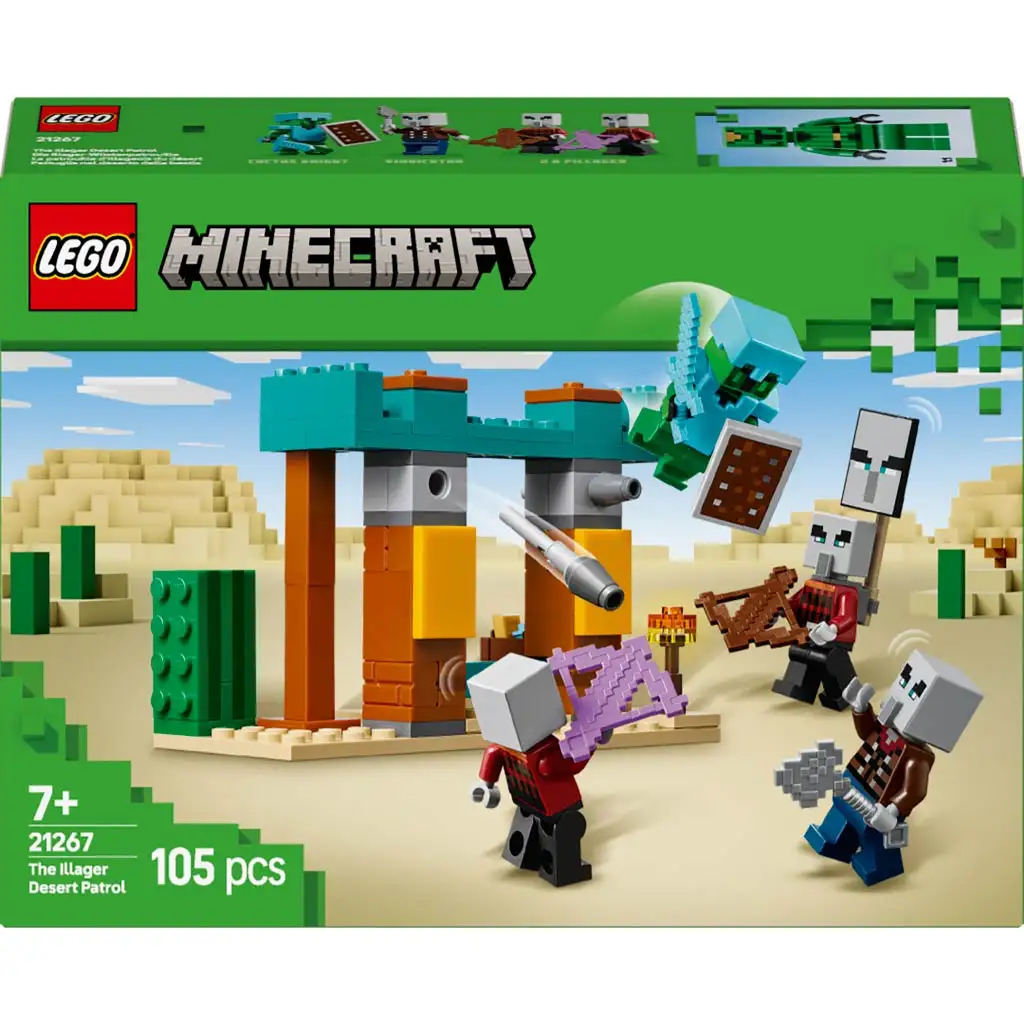 LEGO® Minecraft: Illager-Patrouille in der Wüste (21267)