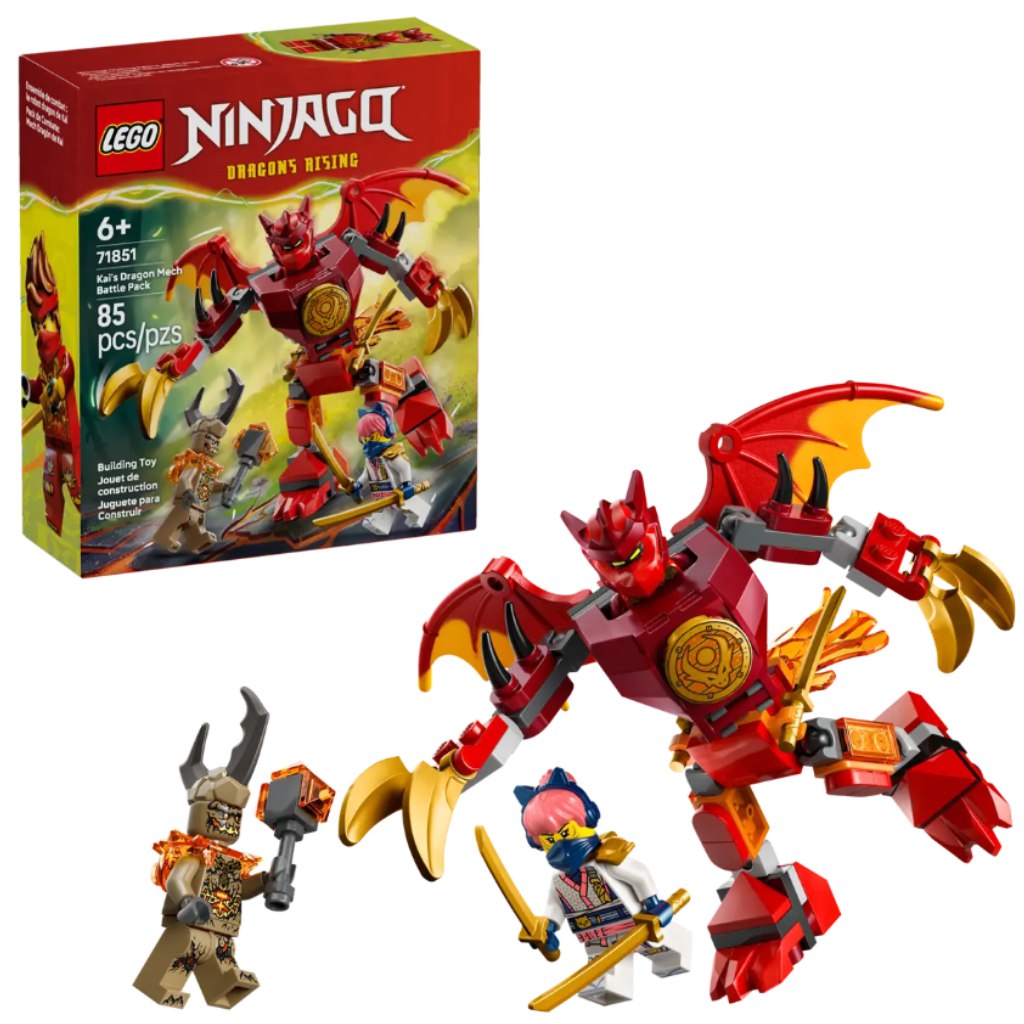 LEGO® Ninjago: Kais Drachenrüstung, Kampfset (71851)