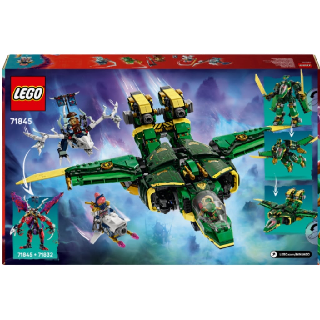 LEGO® Ninjago: Lloyds in ein Flugzeug verwandelbarer Mech (71845) kép 3