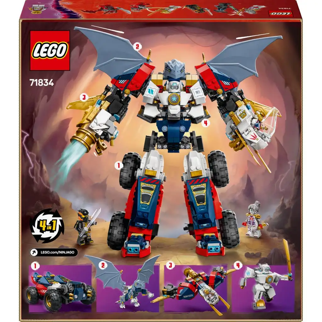 LEGO® Ninjago: Zanes kombinierbarer Ultra-Roboter (71834) kép 2