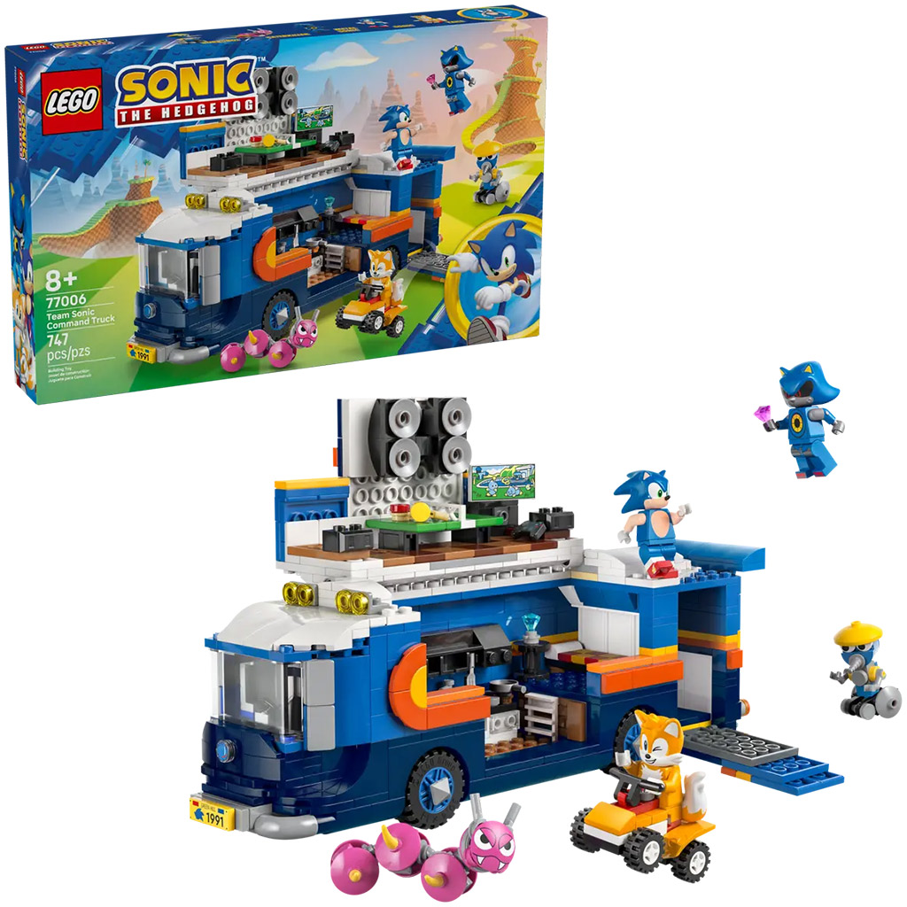 LEGO® Sonic the Hedgehog™: Fahrzeugbasis von Sonics Team (77006)