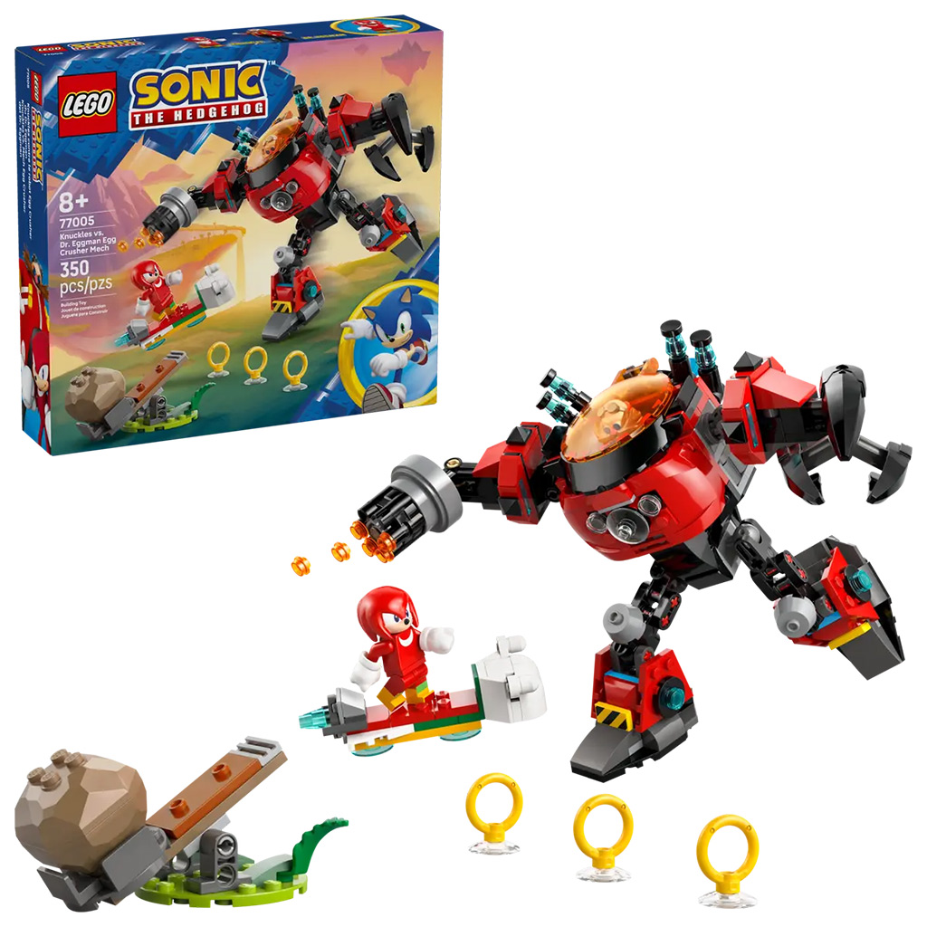 LEGO® Sonic the Hedgehog™: Knuckles vs. Dr. Eggmans Eierbrecher-Roboter (77005)