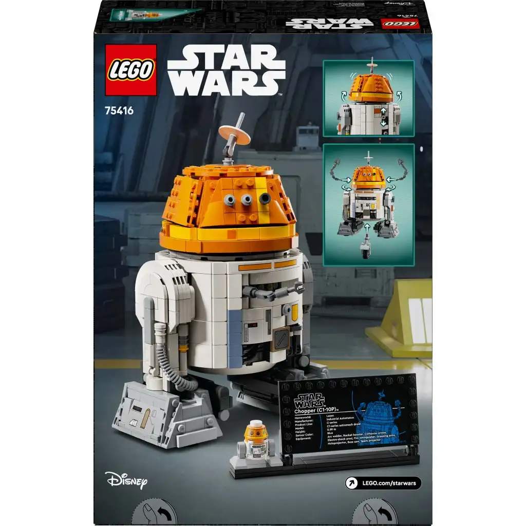LEGO® Star Wars™: Chopper (C1-10P)™ Astromech-Droide (75416) kép 2