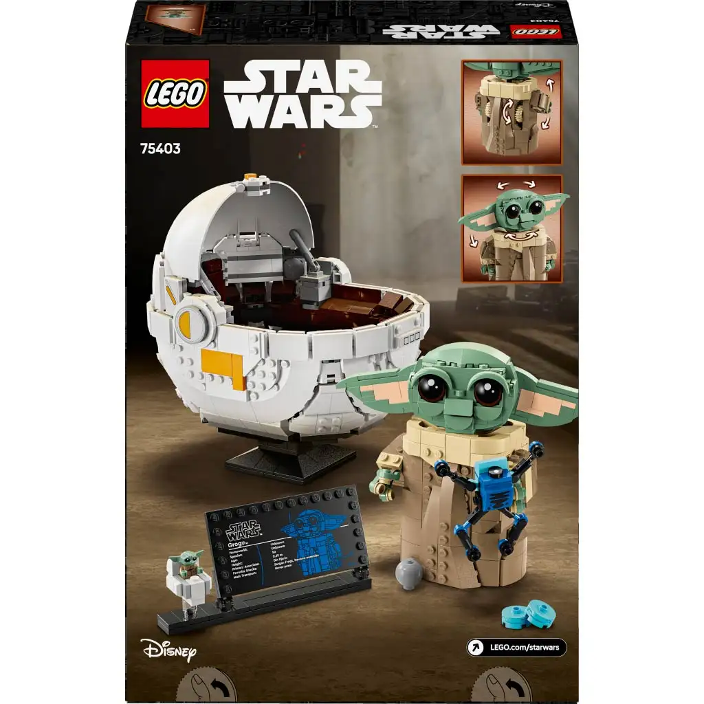 LEGO® Star Wars™: Grogu™ mit schwebender Wiege (75403) kép 5