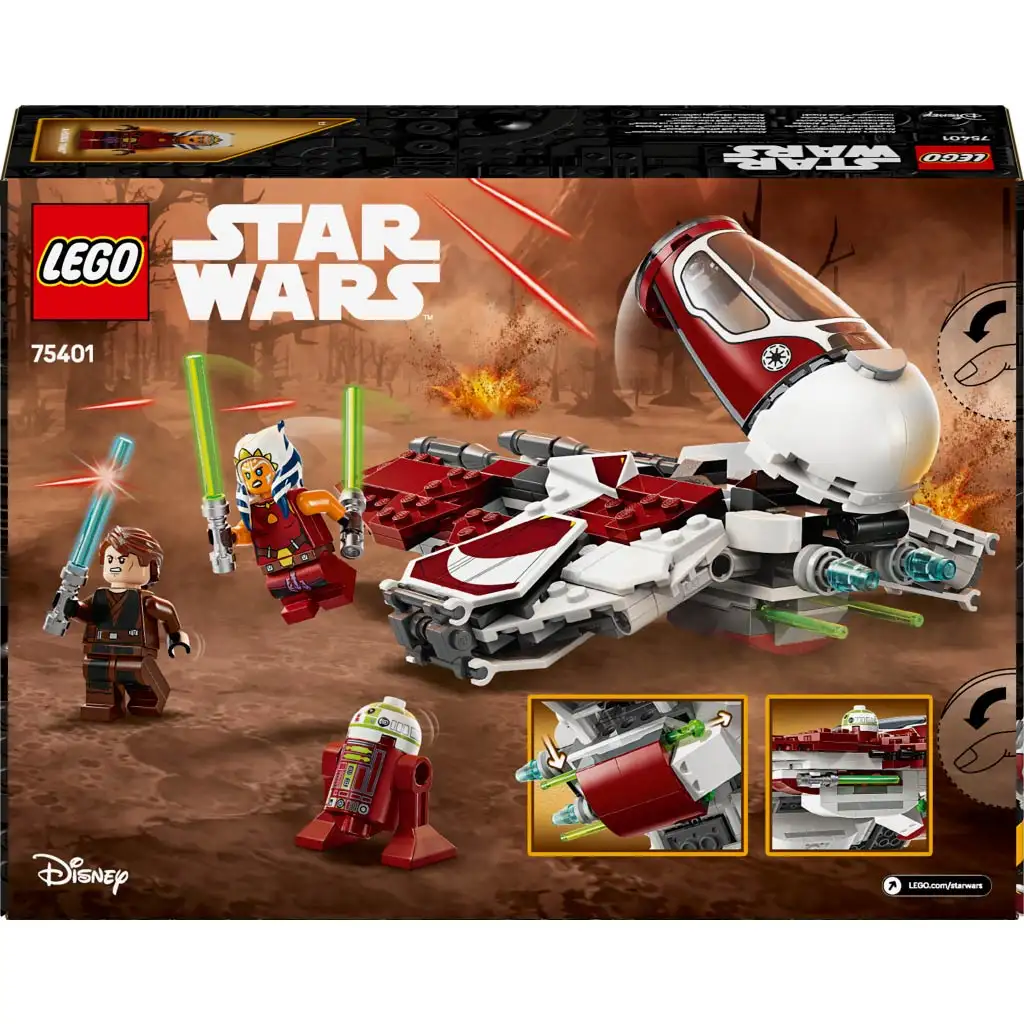 LEGO®: Star Wars™ Ahsokas Jedi-Abfangjäger™ (75401) kép 5
