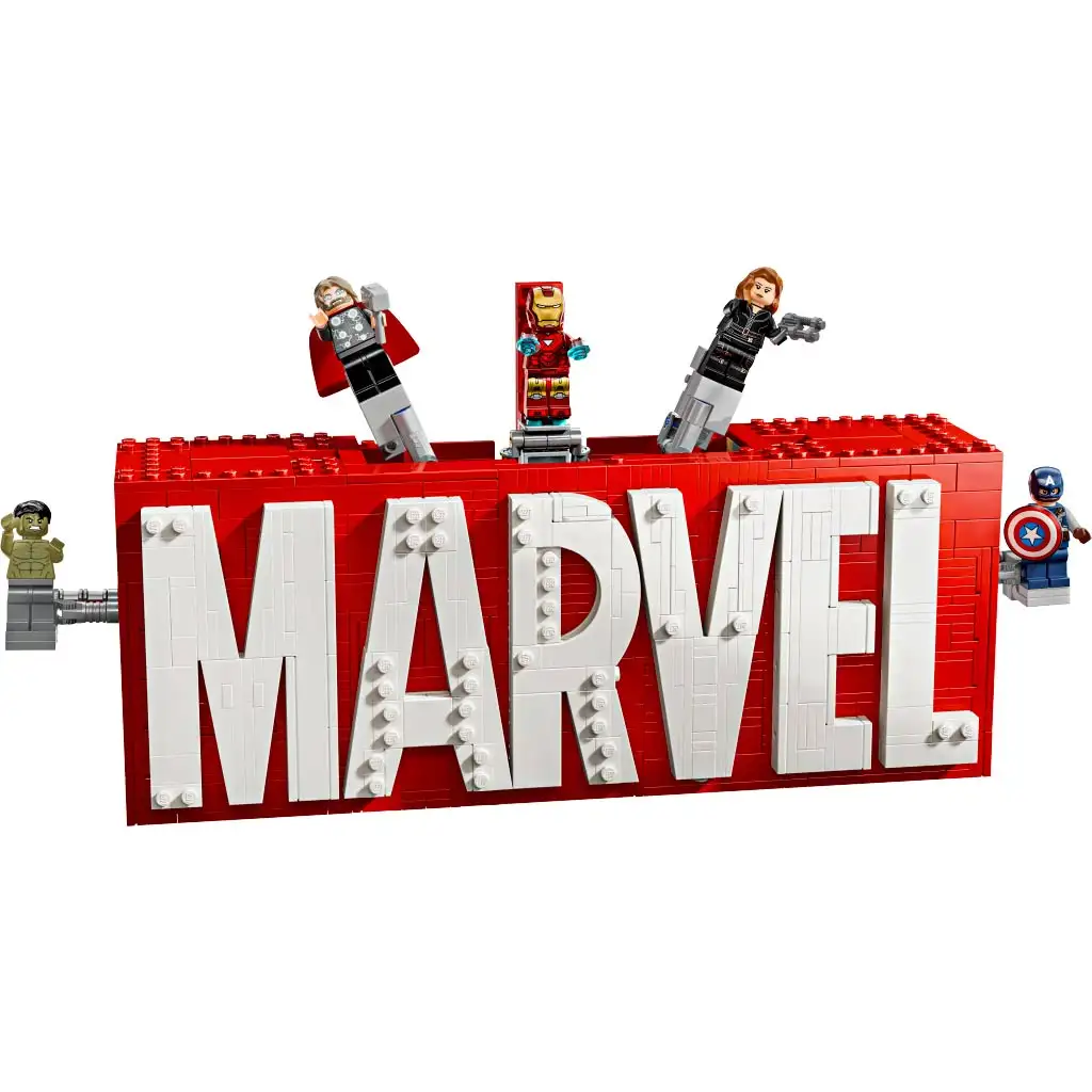 LEGO® Super Heroes: MARVEL Logo und Minifiguren (76313) kép 4