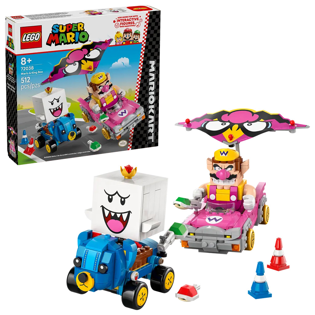 LEGO® Super Mario™: Mario Kart™ – Wario und King Boo (72038)
