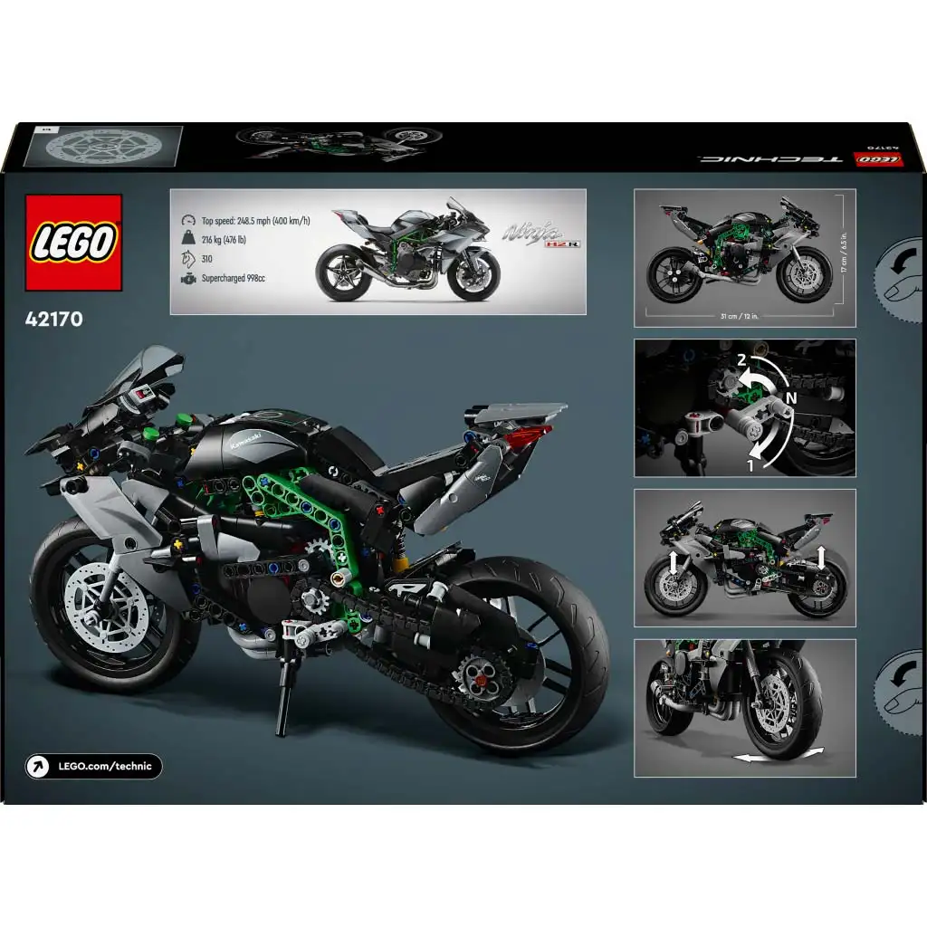 LEGO® Technic: Kawasaki Ninja H2R Motorrad (42170) kép 5