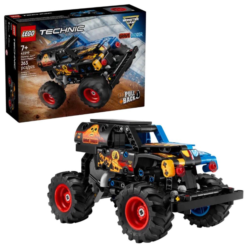 LEGO® Technic: Monster Jam™ Grave Digger™ Feuer und Eis (42219)