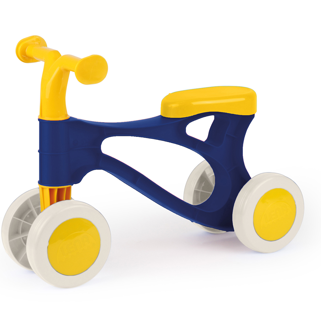 LENA: Blau-gelbes Rutschfahrzeug für Kinder