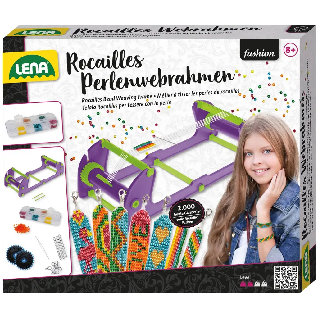 LENA: DIY Perlenarmband-Set mit Webstuhl und 2000 Perlen