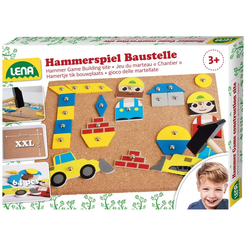 LENA: Hämmerchenspiel-Korktafel-Set - Bau