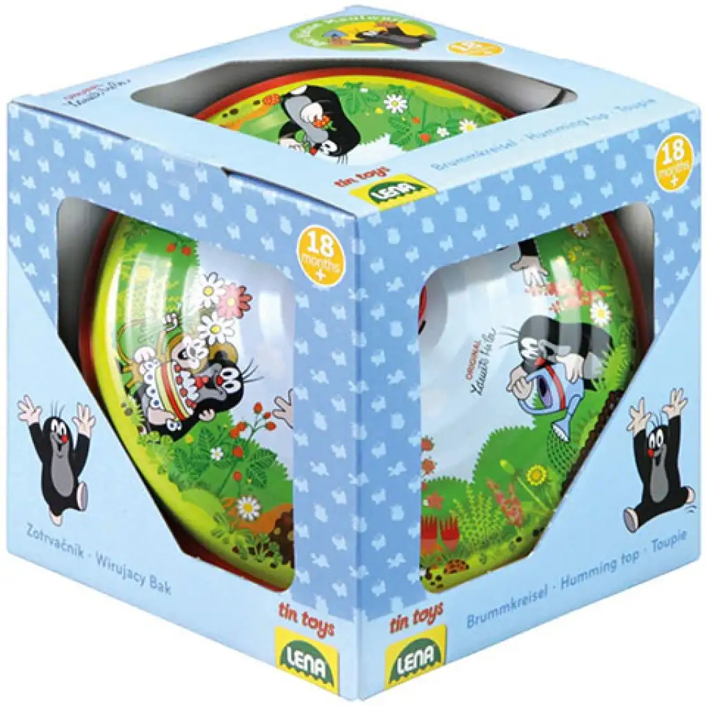 LENA: Kleiner Maulwurf Metallkreisel 19cm