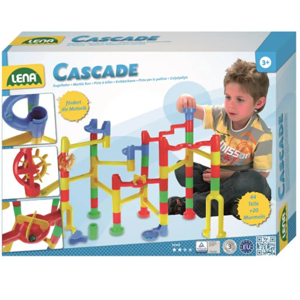 LENA: Speed Kugelbahn 48-teilig mit 20 Kugeln