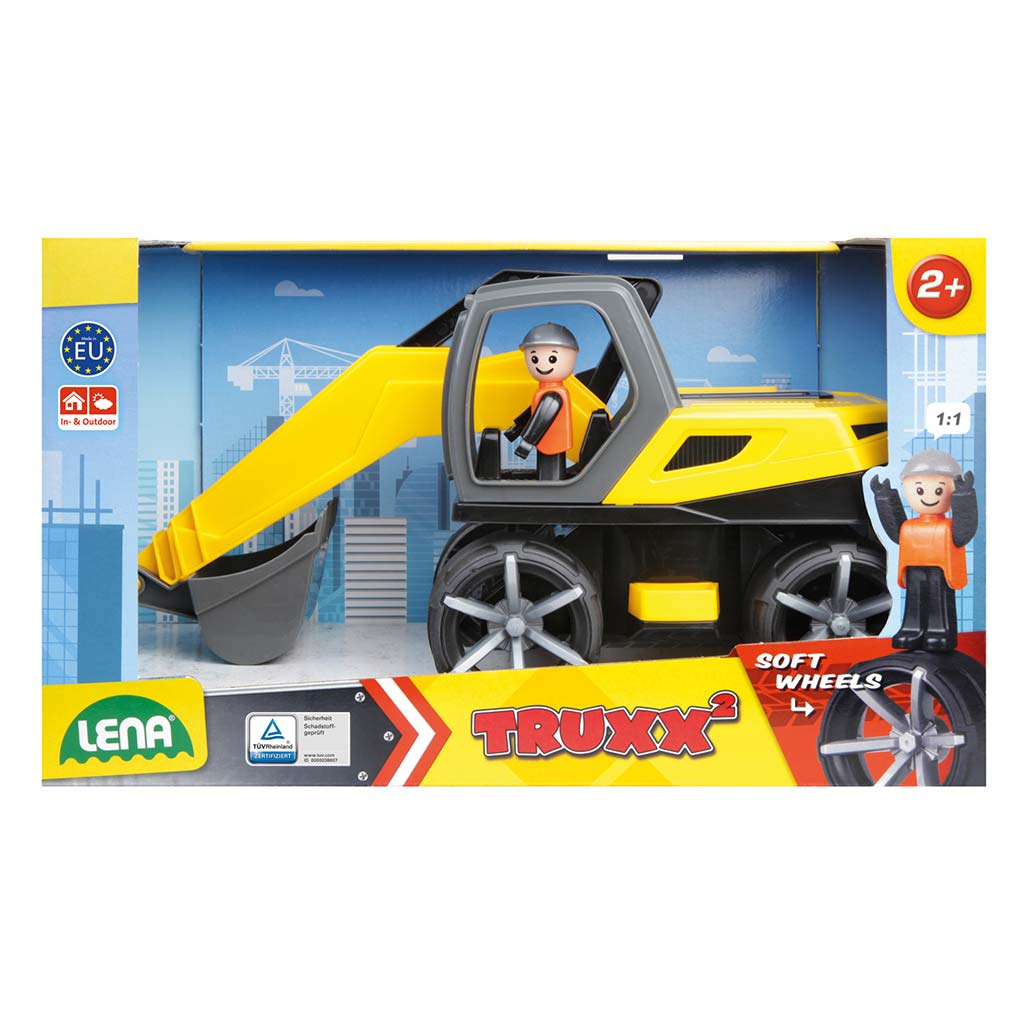 LENA: Truxx 2 Bagger mit Verpackung 35 cm