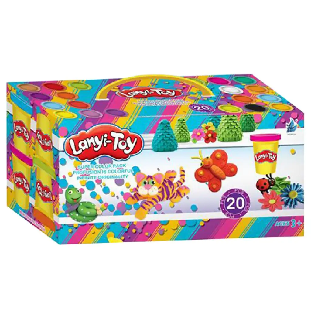 Lanyi-Toy fröhliches Knetset mit Formwerkzeugen kép 1