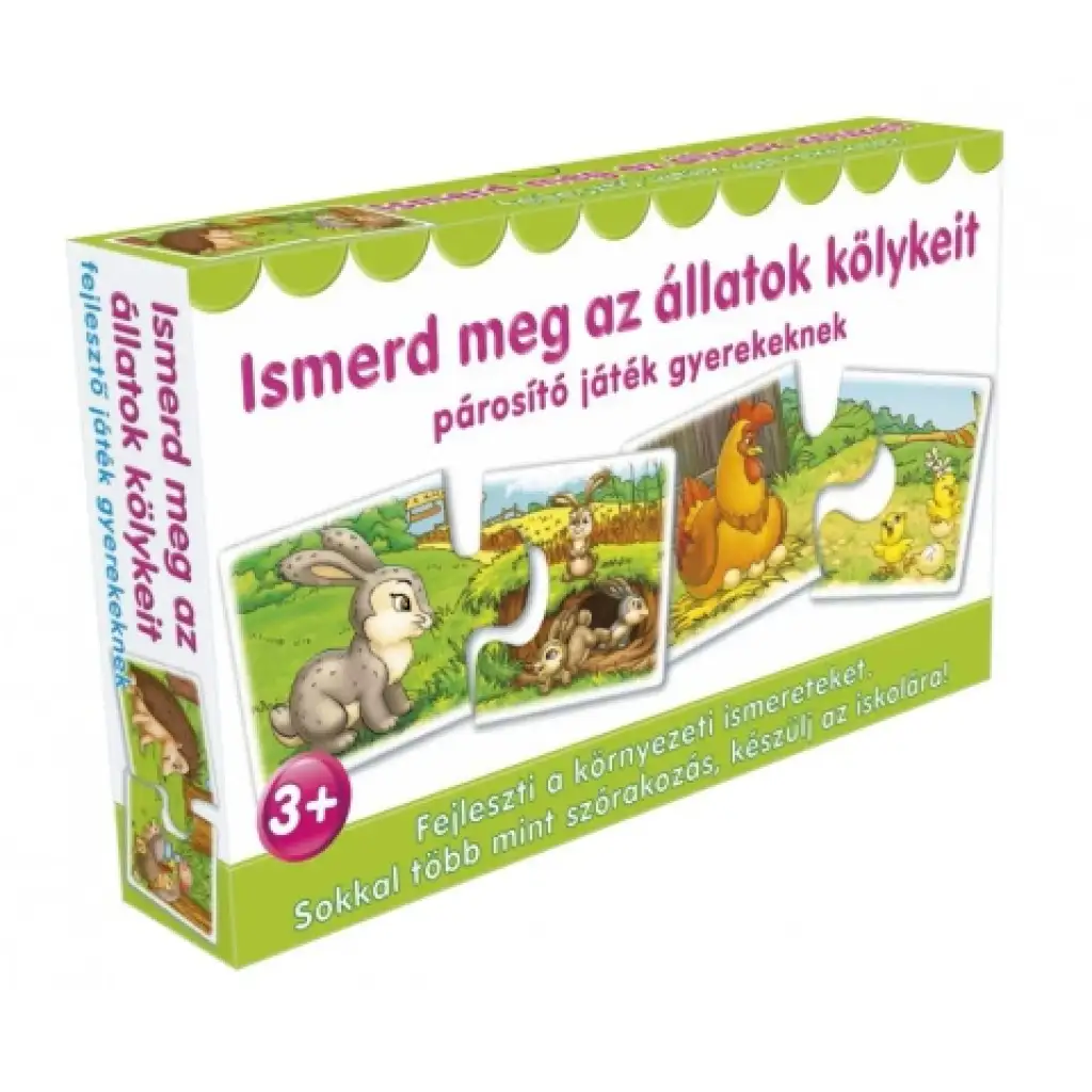 Lerne die Jungtiere der Tiere kennen - Zuordnungsspiel