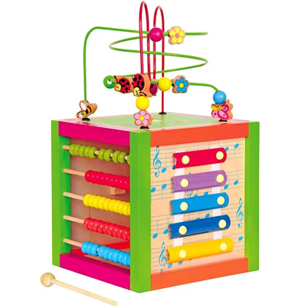 Lernwürfel mit Kugelbahn kép 2