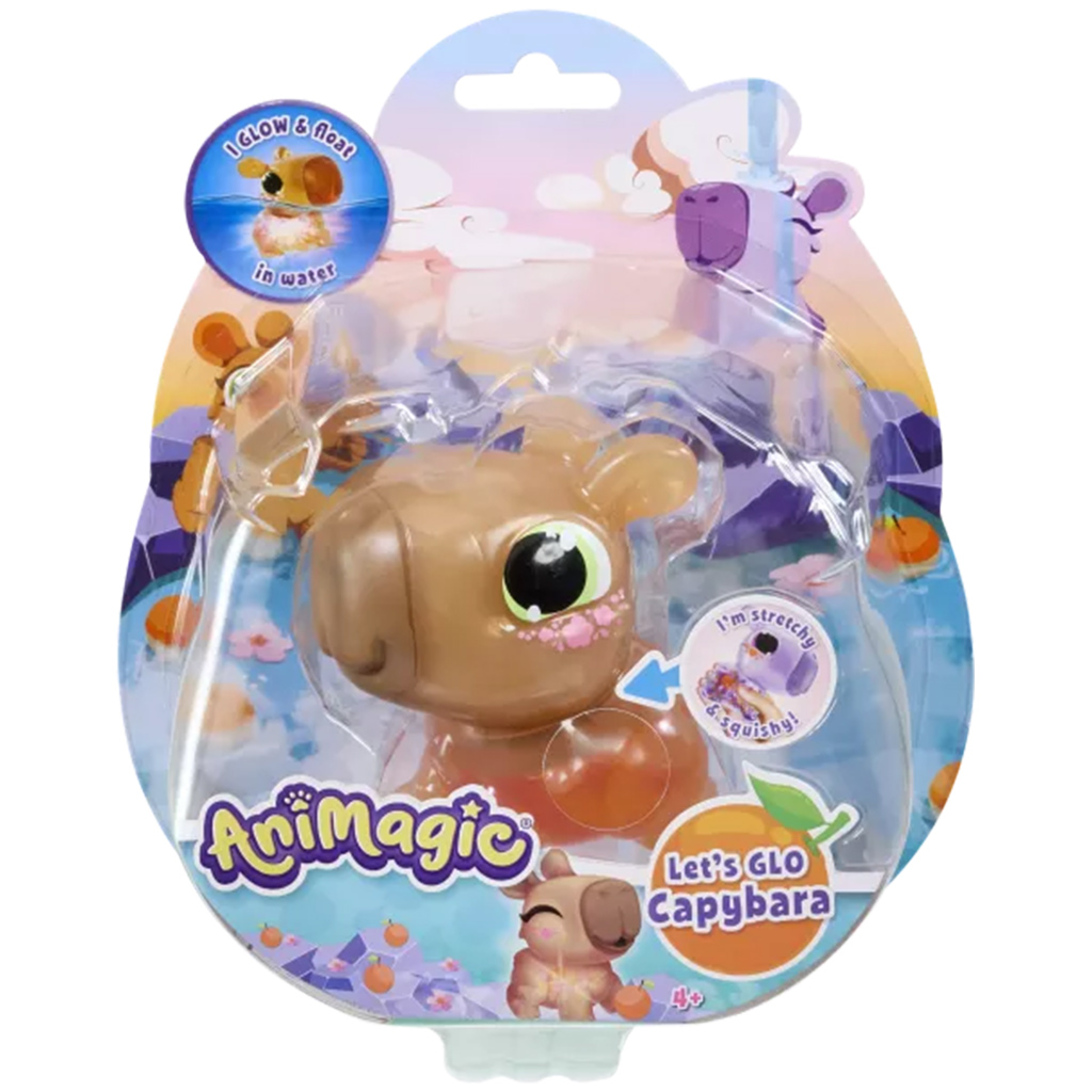 Lets Glo Capybara – leuchtender Wasserkumpel, in verschiedenen Ausführungen, 1 Stück kép 1