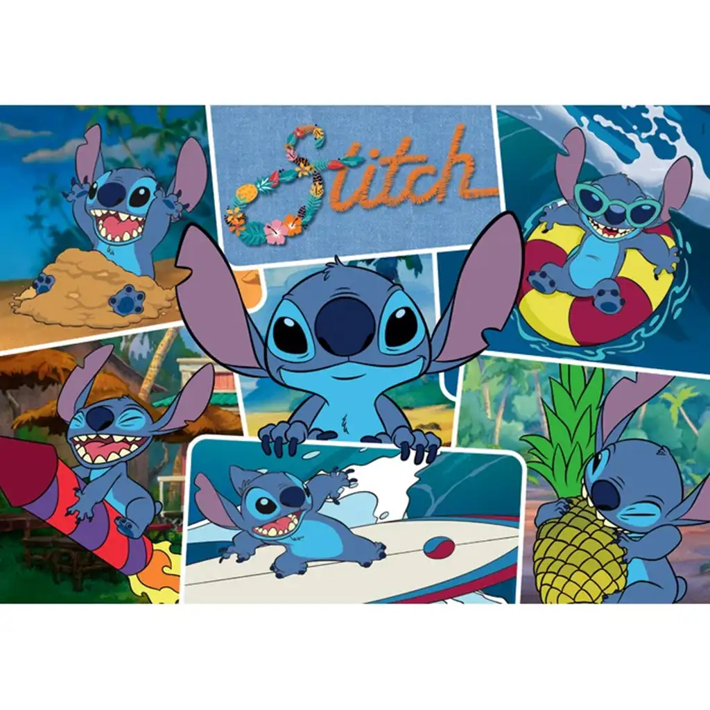 Lilo und Stitch tropischer Spaß 300-teiliges Super-Puzzle - Clementoni kép 2