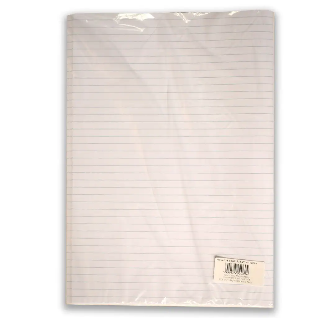 Liniert kariertes Papier A3-Größe 20 Blatt