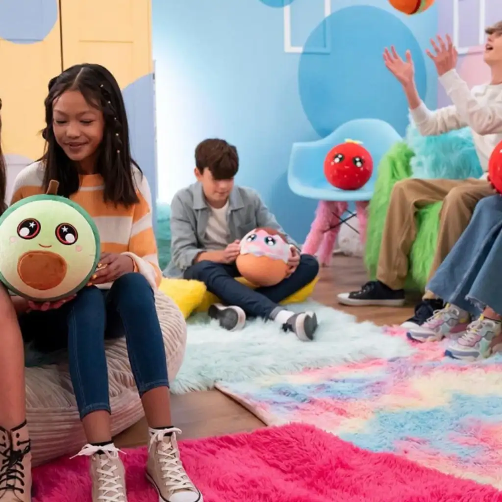 Little Biggies: Aufblasbarer Mini-Plüsch-Erdbeere kép 2