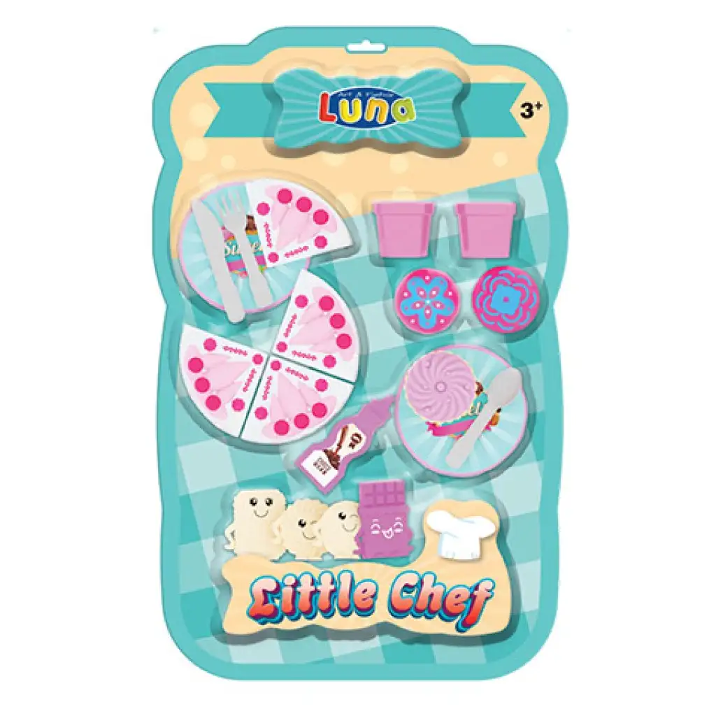 Little Chef Großes Ess-Set 53x33cm 2 Arten 1 Stück