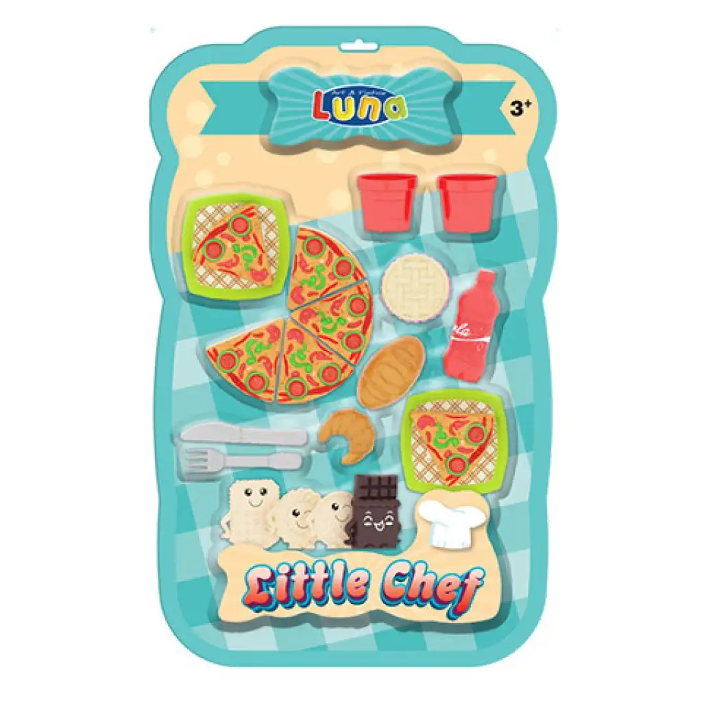 Little Chef Großes Ess-Set 53x33cm 2 Arten 1 Stück kép 2