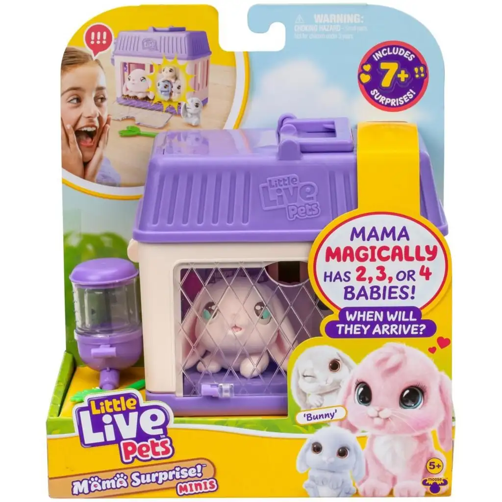 Little Live Pets: Hasenmama und ihre Babys Spielset