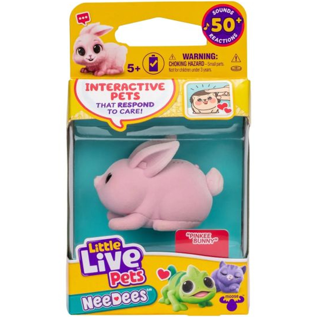 Little Live Pets: Needees Sammelbare Haustiere – Pinkee Häschen