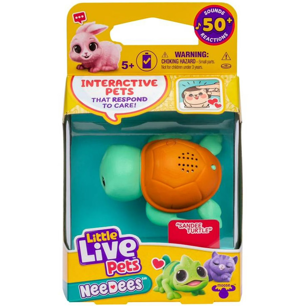 Little Live Pets: Needees Sammelbare Haustiere – Sandee Schildkröte