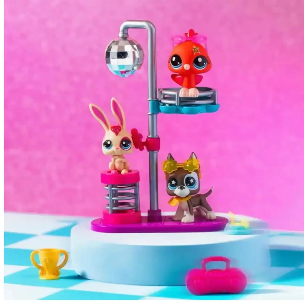Littlest Pet Shop: Disco 3er-Figuren-Set kép 1